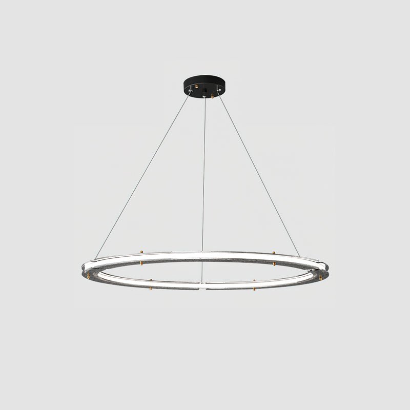 Lunara Dual-Ring Crystal Chandelier - Blowlighting