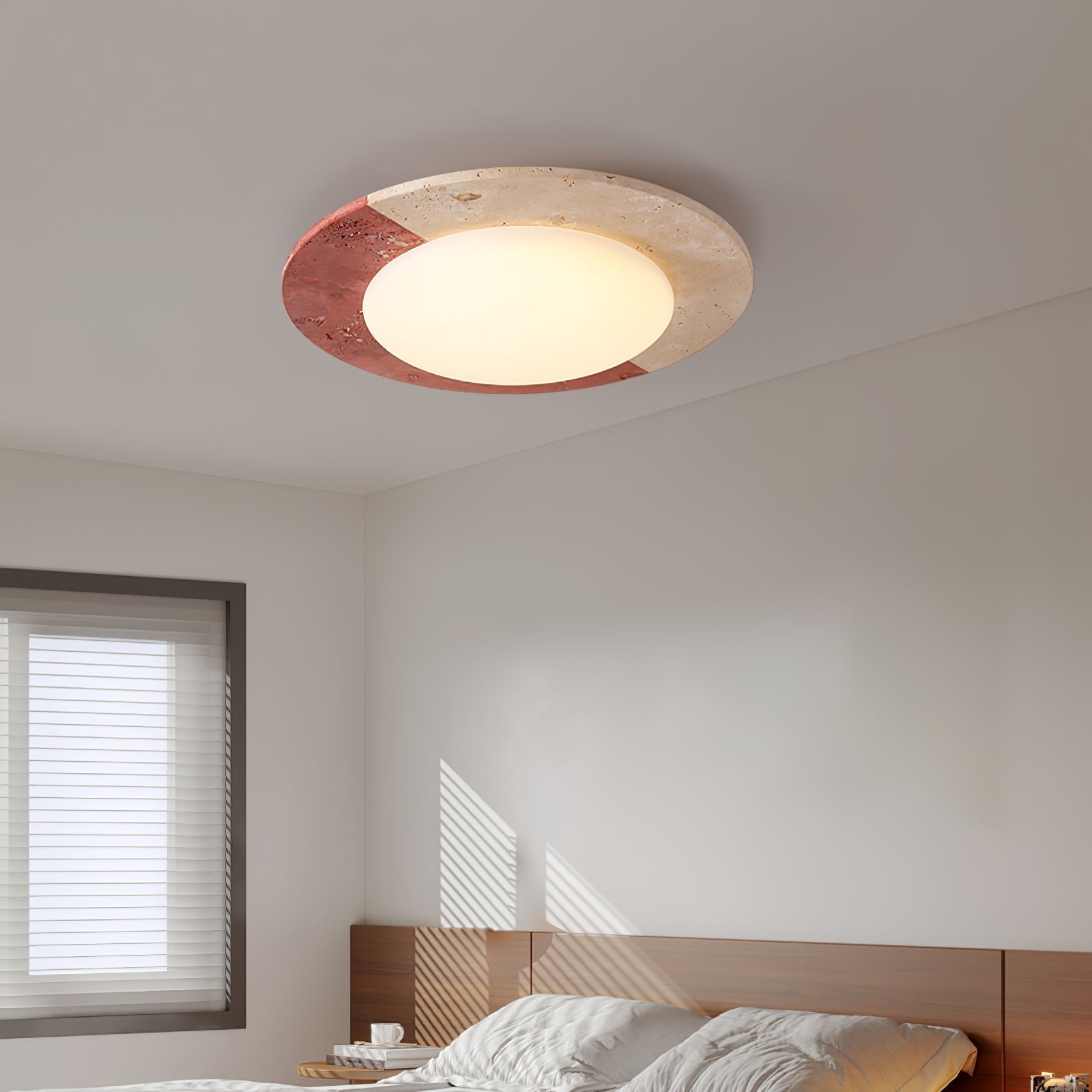 Zeraeos Travertine Ceiling Light - Neutralighting