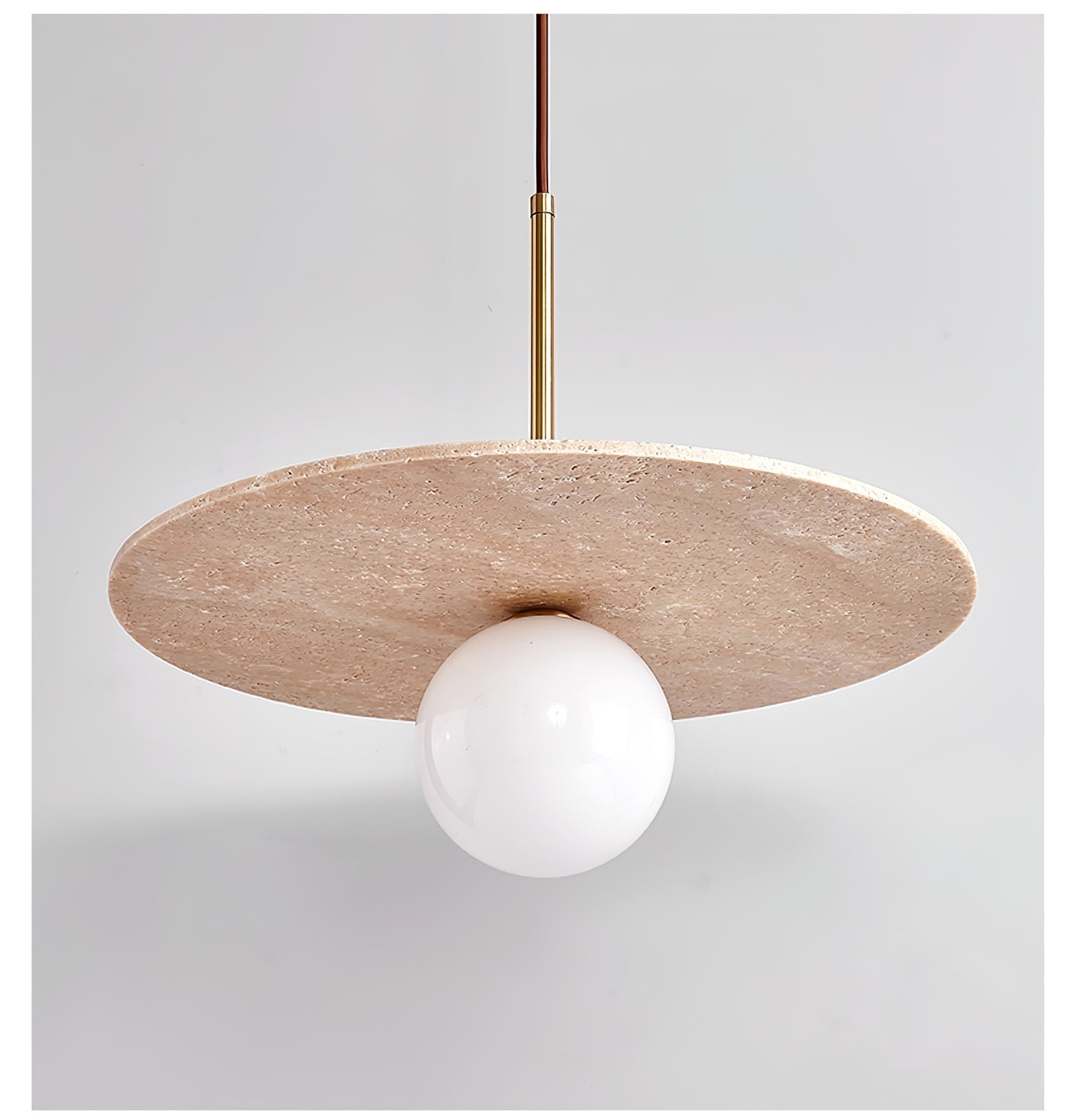 Vera Travertine Pendant Light - Neutralighting