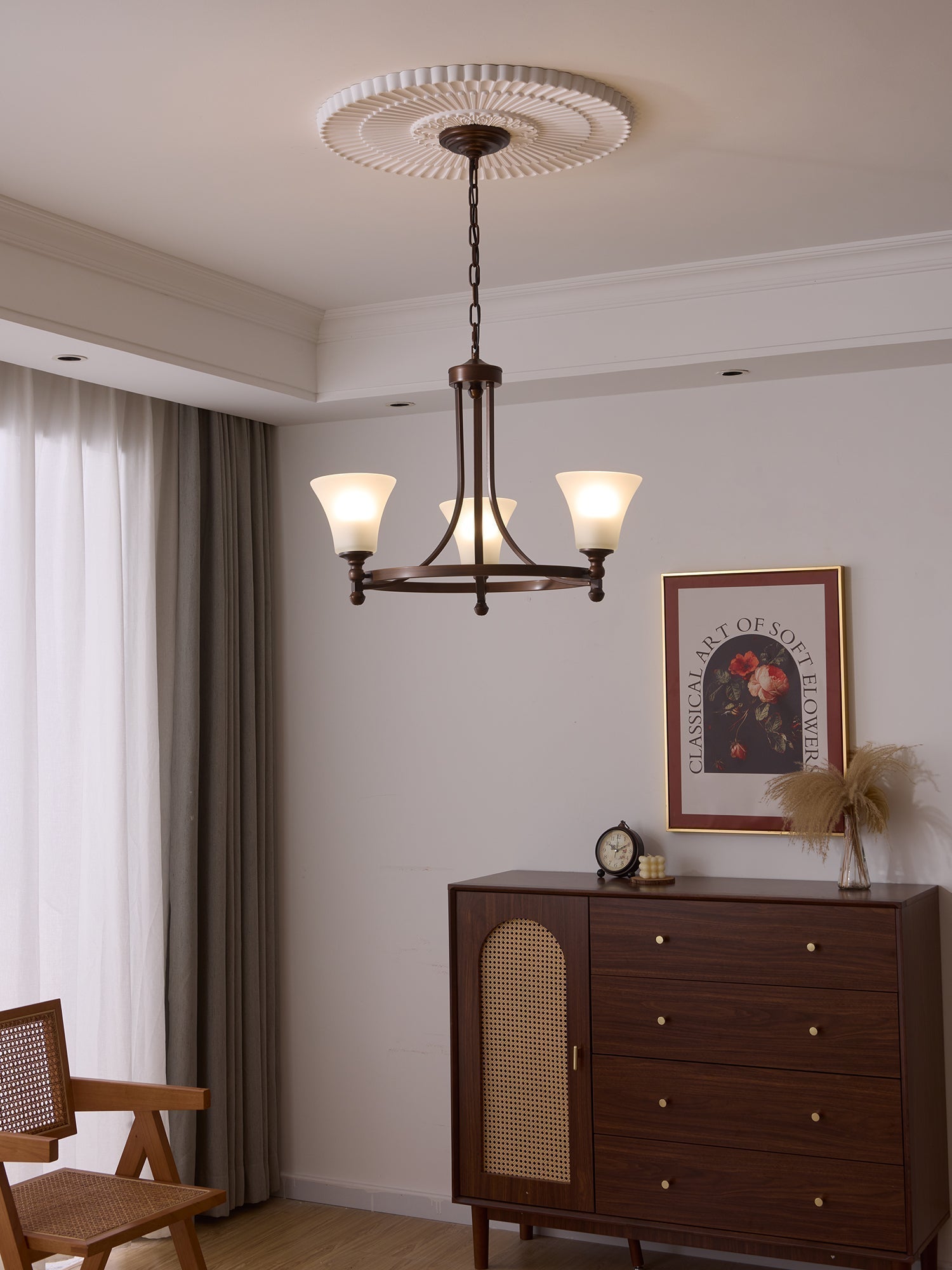 Celestine Traditionelle Eleganz Vintage Glow Kronleuchter-Letslighting