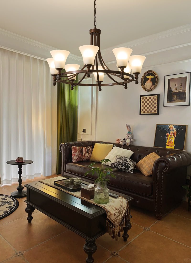Celestine Traditionelle Eleganz Vintage Glow Kronleuchter-Letslighting