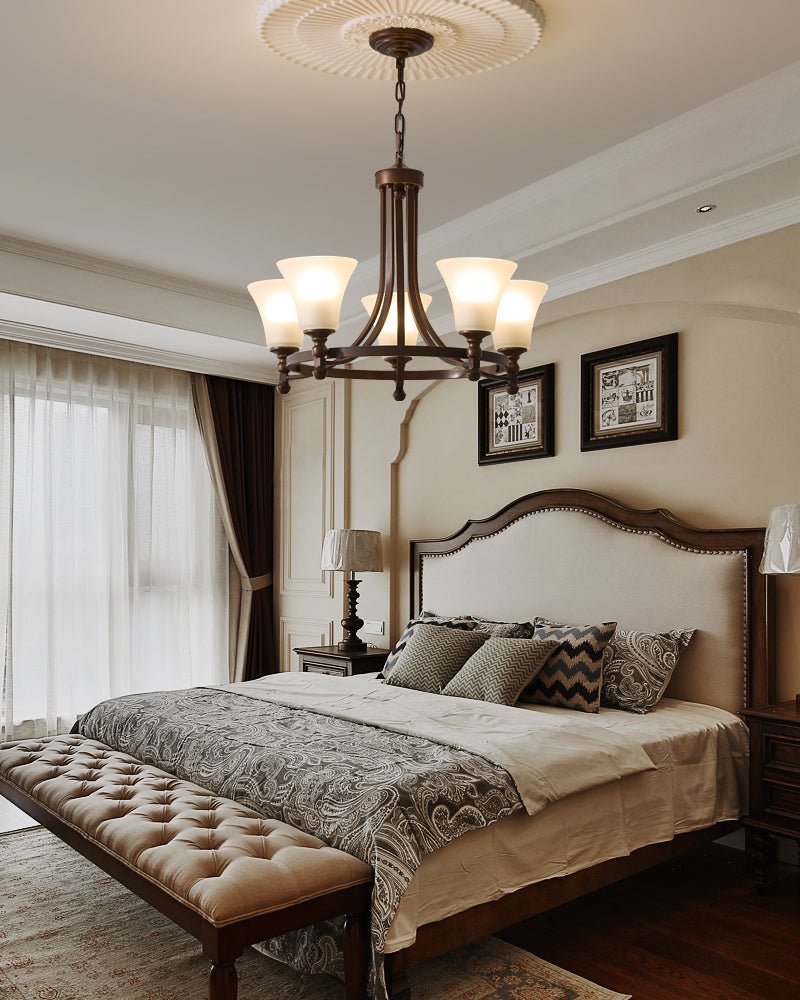 Celestine Traditionelle Eleganz Vintage Glow Kronleuchter-Letslighting