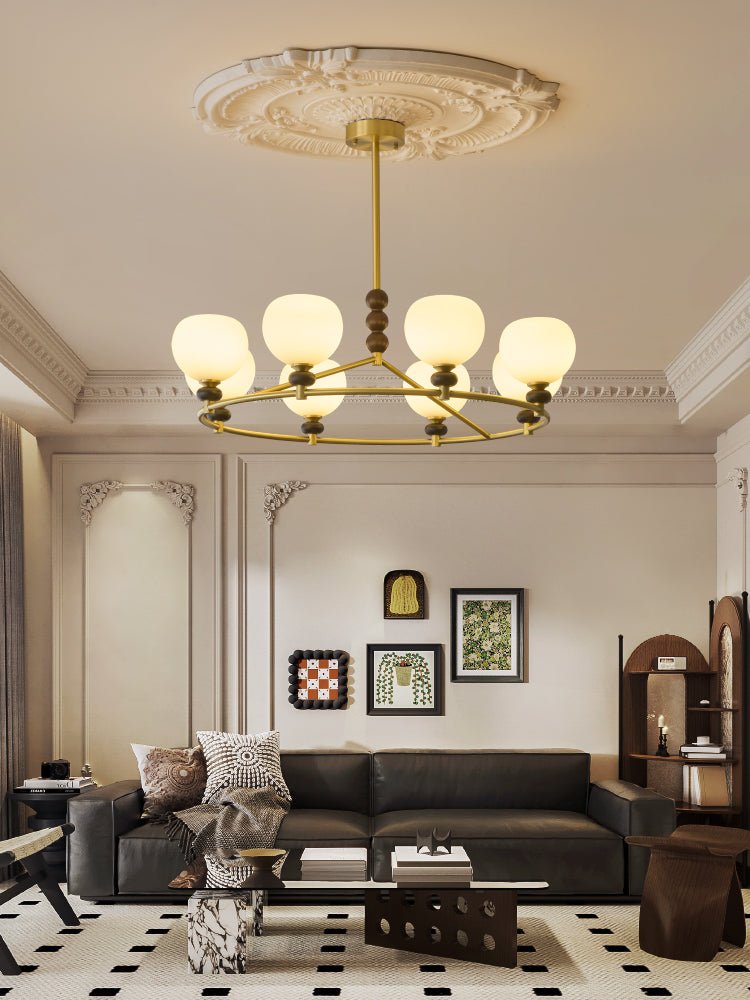 Nydoriel Premium Nordic Art Holz-Kronleuchter-Letslighting