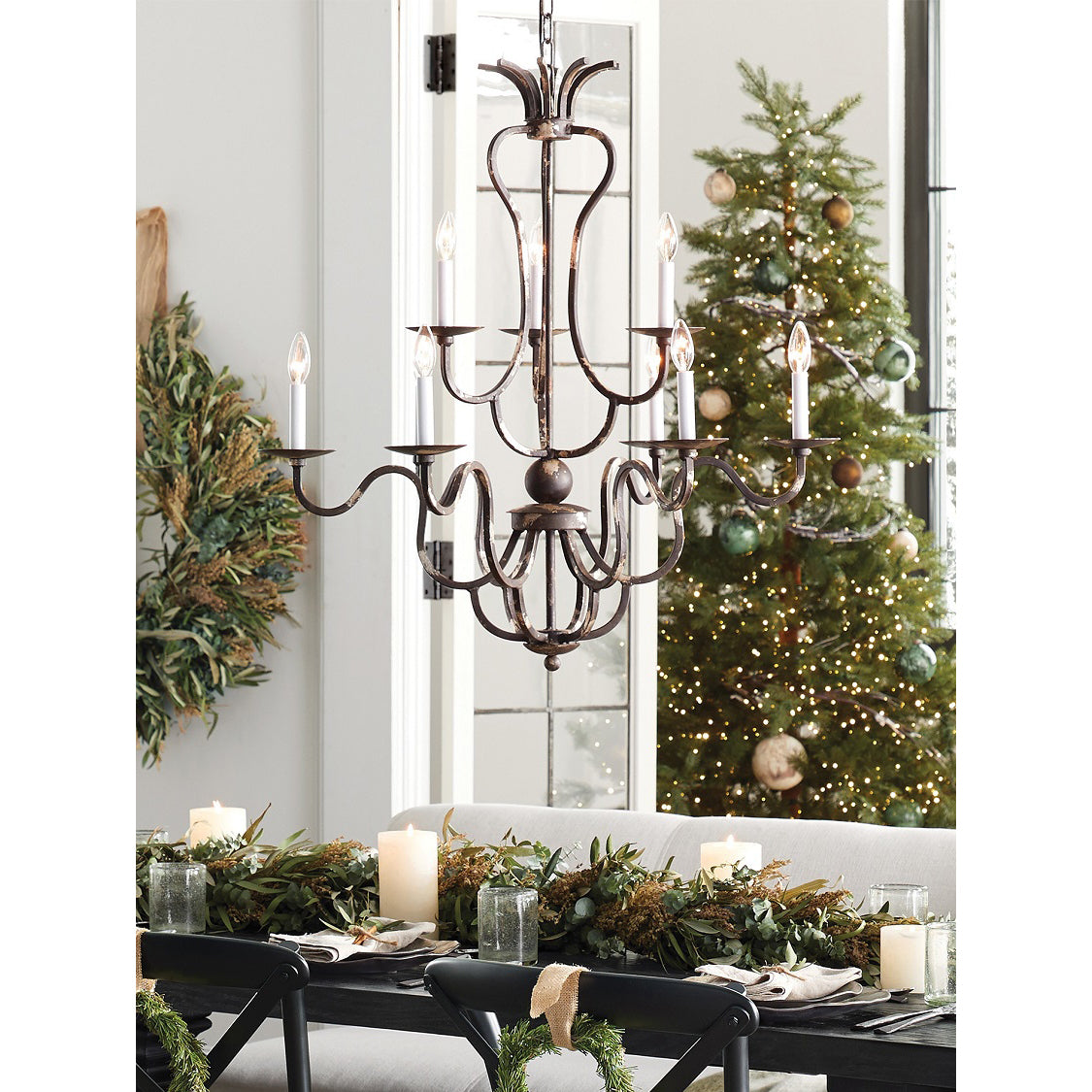 Bolt Industrieller Vintage-Luxus-Kronleuchter aus Bronze-Letslighting