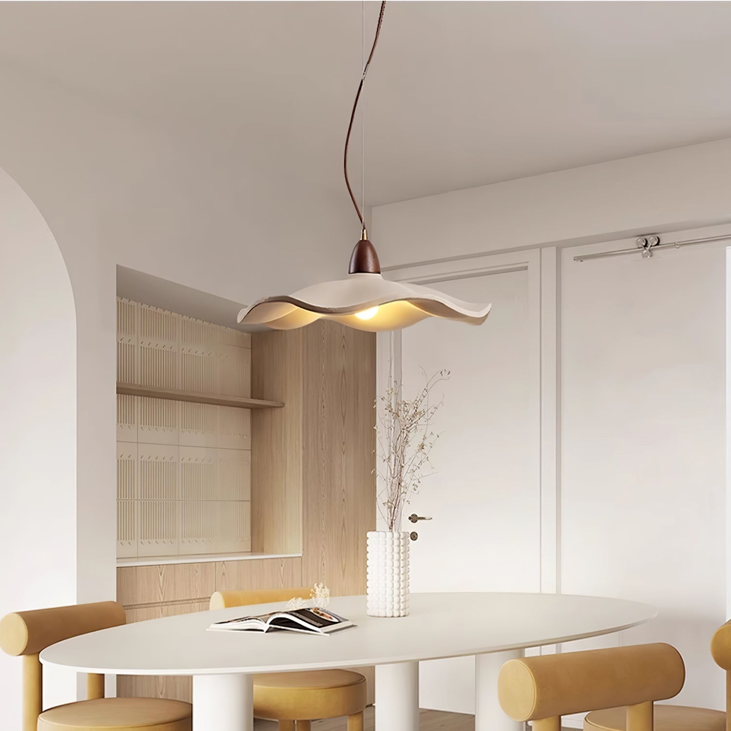 Siro Zement Welle Pendelleuchte-Letslighting