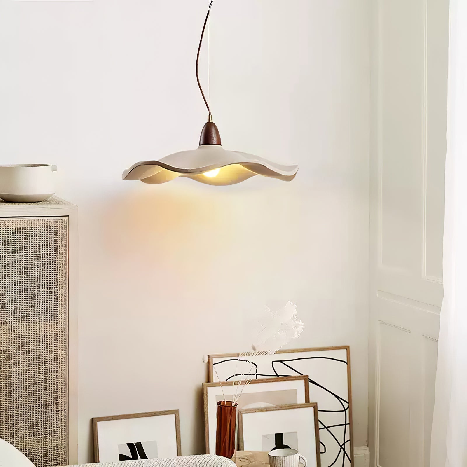 Siro Zement Welle Pendelleuchte-Letslighting