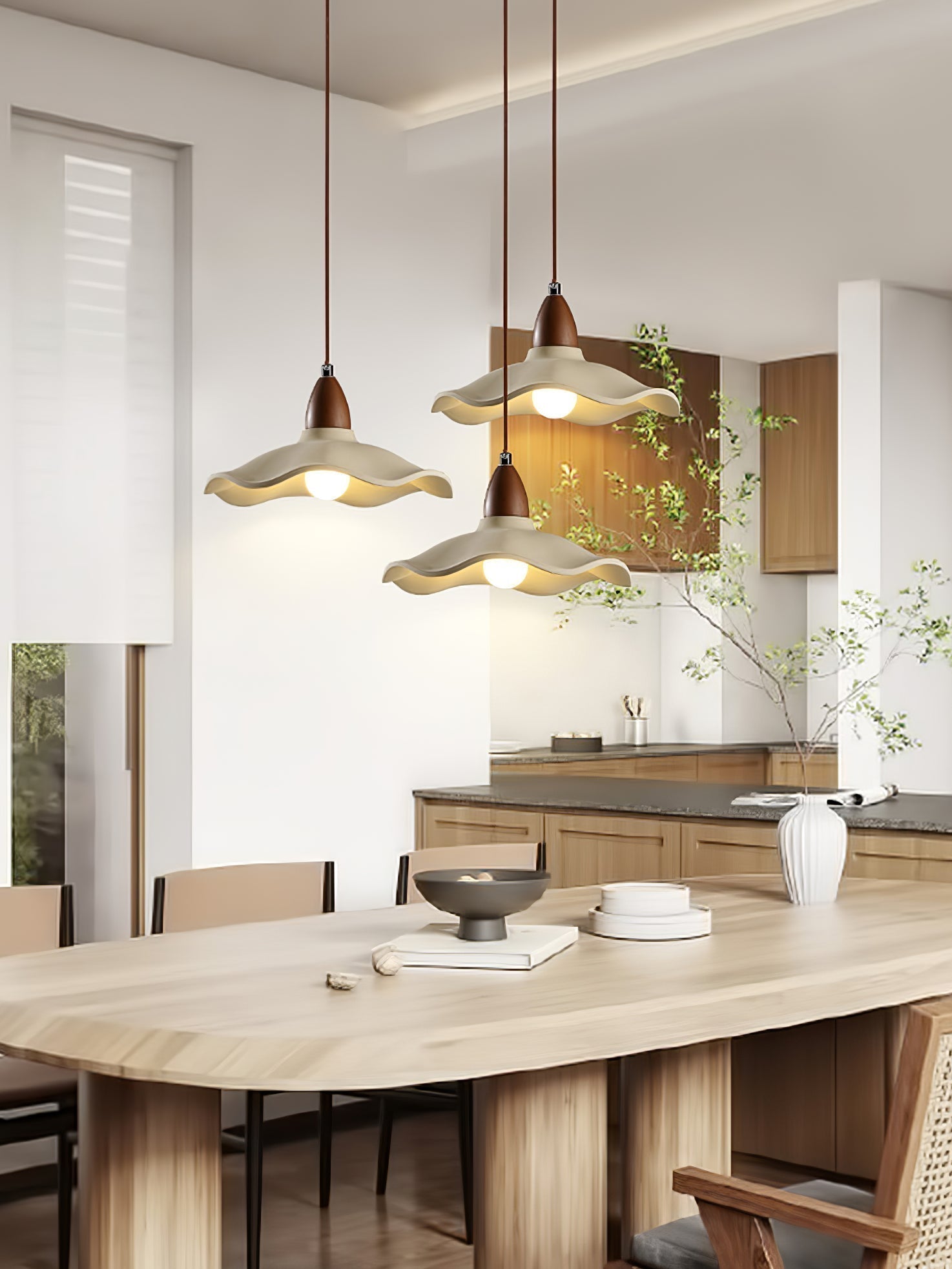 Siro Zement Welle Pendelleuchte-Letslighting