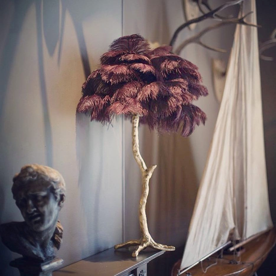 O'Moore Modern Mehrfarbig LED Stehlampe Feder Esszimmer/Wohnzimmer