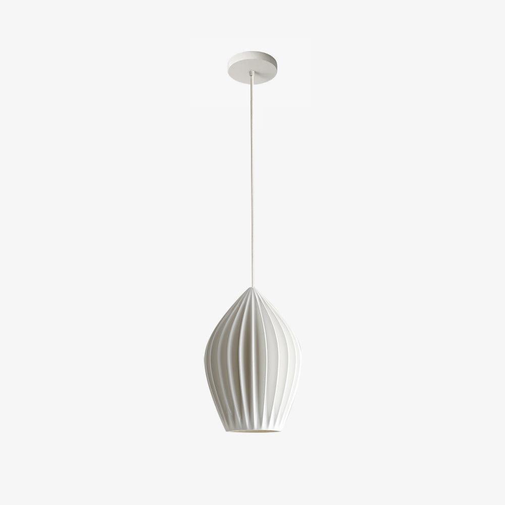 Solara Pendelleuchte Keramik Rippung Bone China Elegant-Letslighting