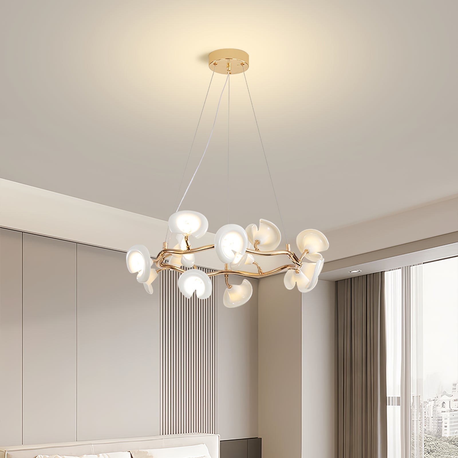 Aurora Kronleuchter Blüte Zweig Elegant-Letslighting