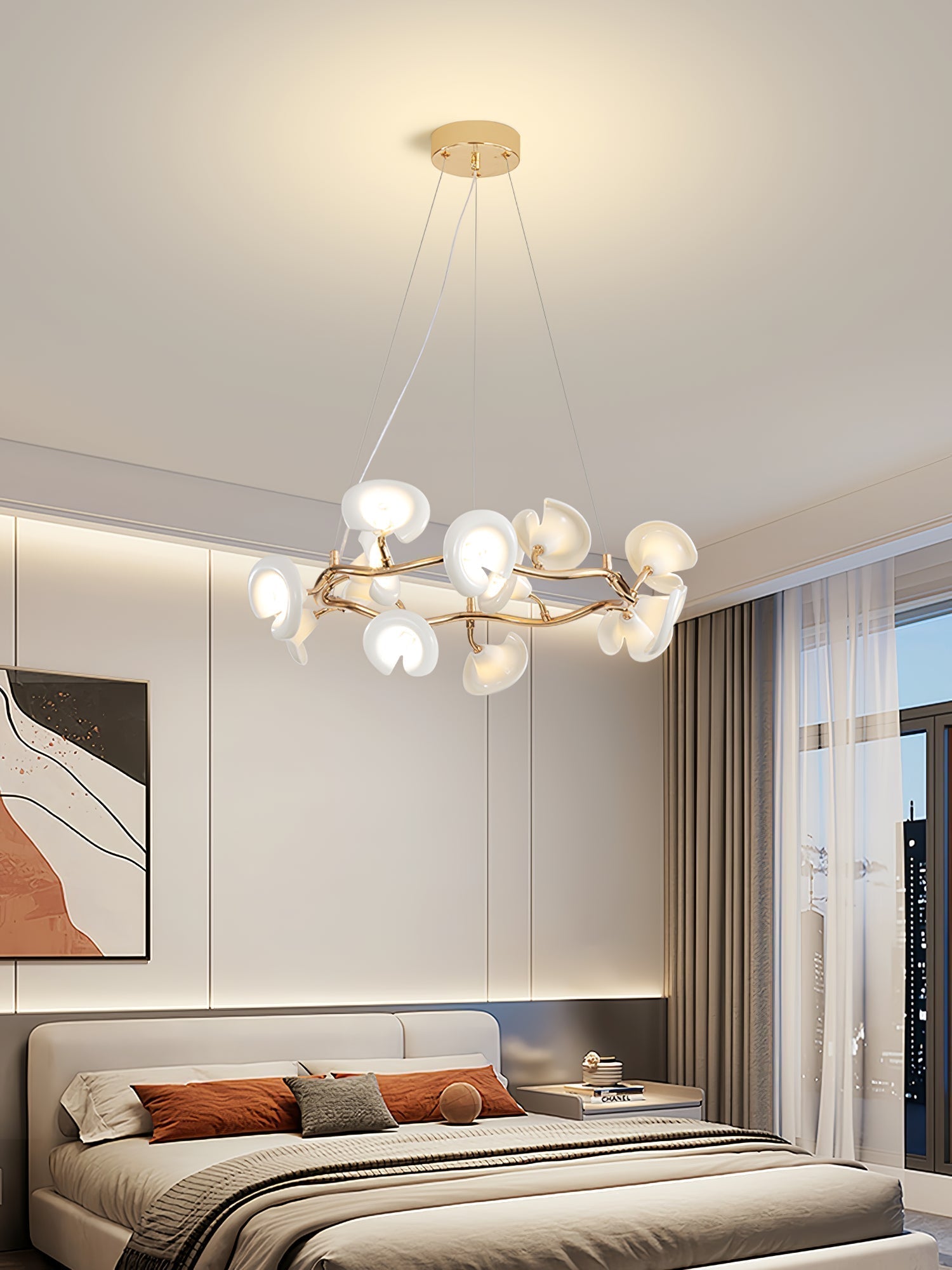 Aurora Kronleuchter Blüte Zweig Elegant-Letslighting