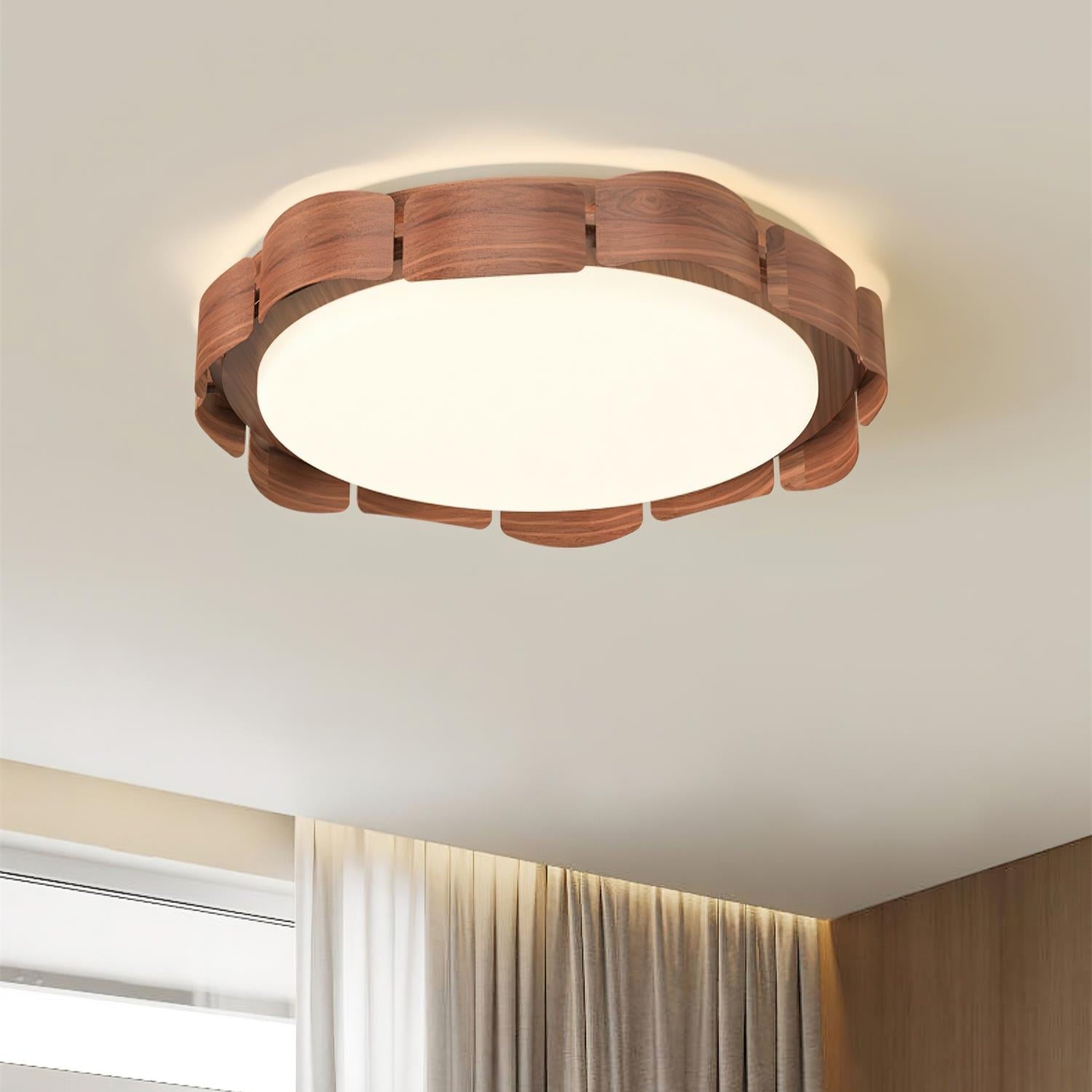 Ardura Walnuss LED Deckenleuchte-Letslighting