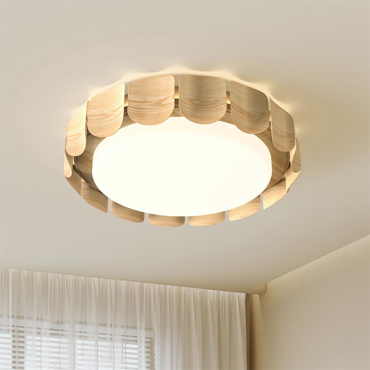 Ardura Walnuss LED Deckenleuchte-Letslighting
