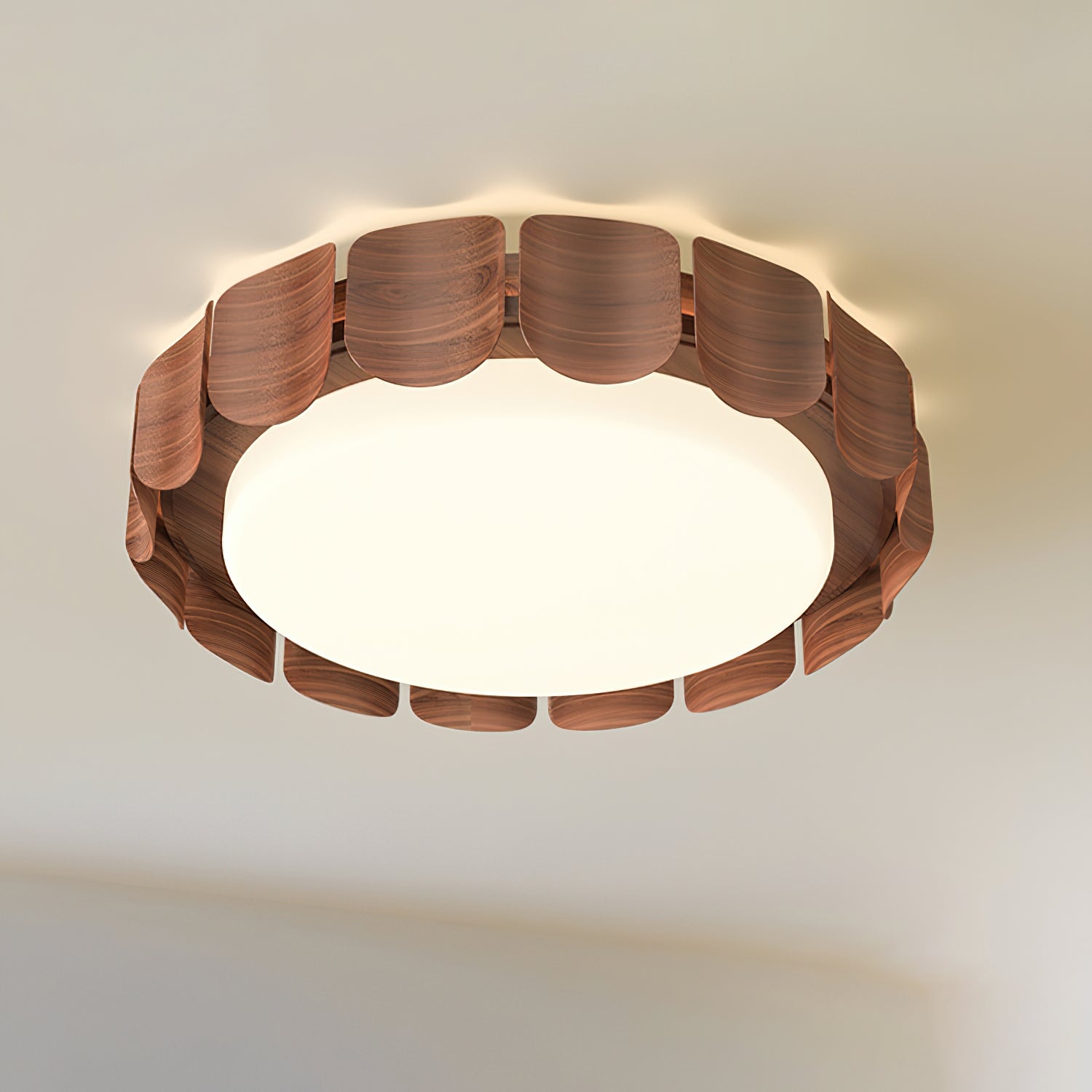 Ardura Walnuss LED Deckenleuchte-Letslighting