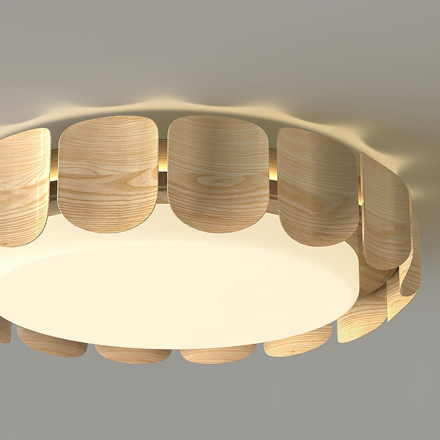 Ardura Walnuss LED Deckenleuchte-Letslighting