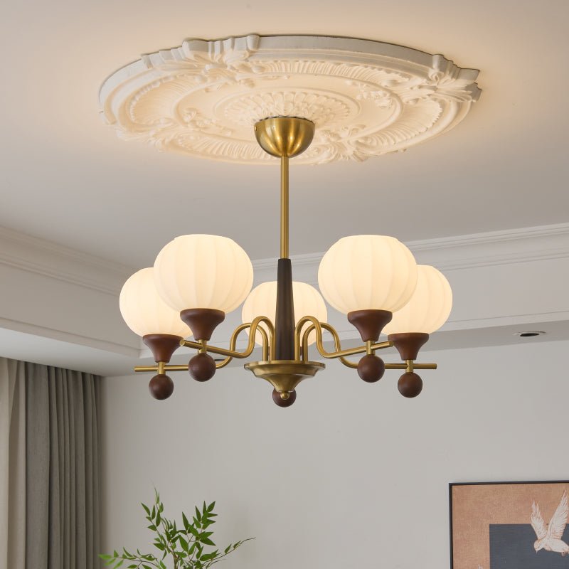 Anorionis Traditioneller Kronleuchter aus Hochwertigem Holz-Letslighting