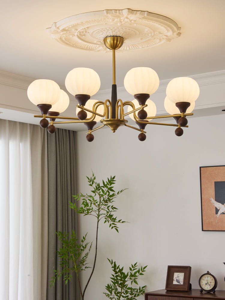 Anorionis Traditioneller Kronleuchter aus Hochwertigem Holz-Letslighting
