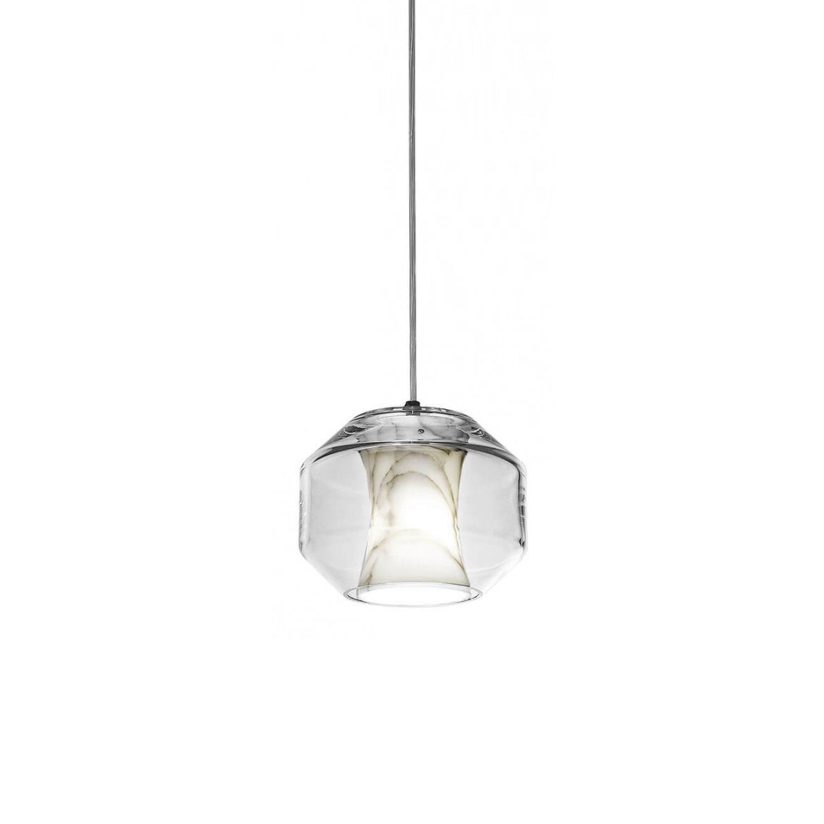 Allirila Modern Minimalist Alabaster Glass Pendant Lamp - Letslighting