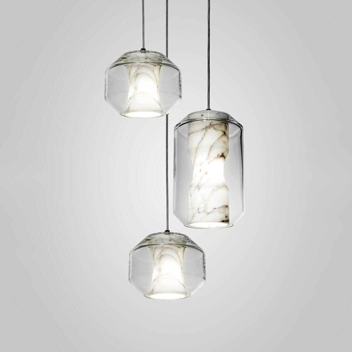 Allirila Modern Minimalist Alabaster Glass Pendant Lamp - Letslighting