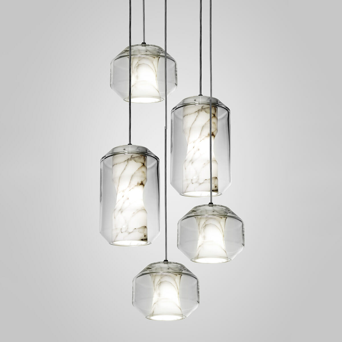 Allirila Modern Minimalist Alabaster Glass Pendant Lamp - Letslighting