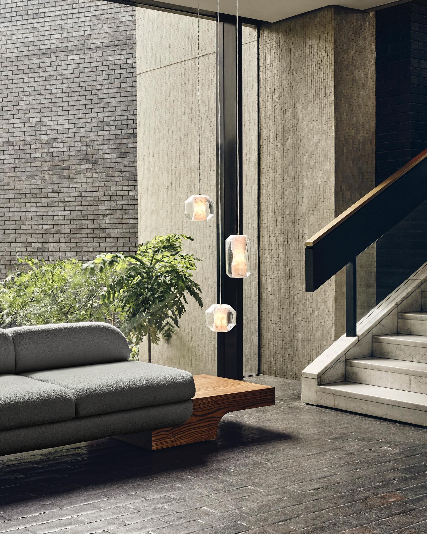 Allirila Modern Minimalist Alabaster Glass Pendant Lamp - Letslighting