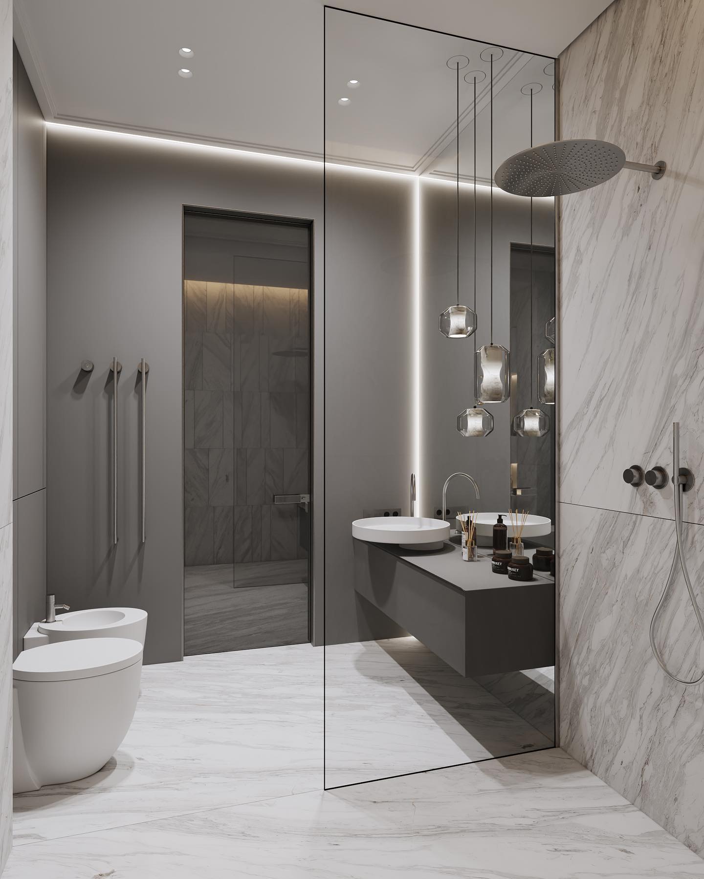 Allirila Modern Minimalist Alabaster Glass Pendant Lamp - Letslighting