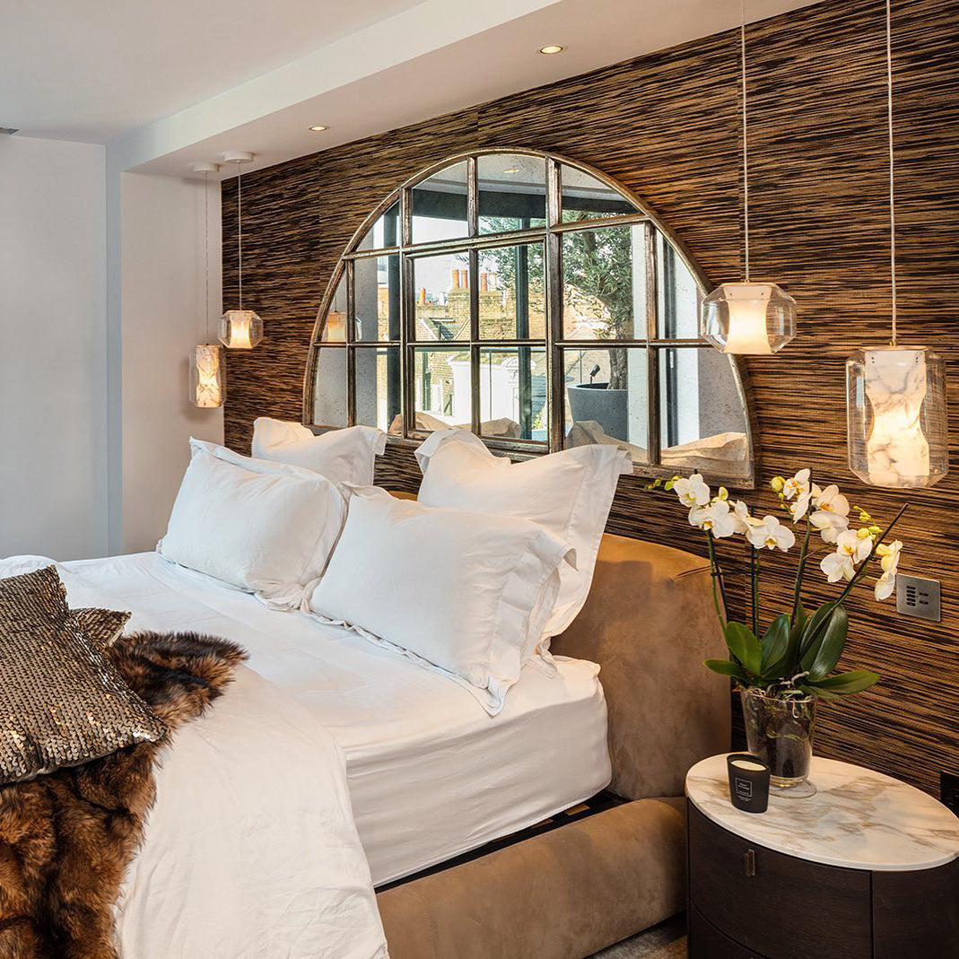 Allirila Modern Minimalist Alabaster Glass Pendant Lamp - Letslighting