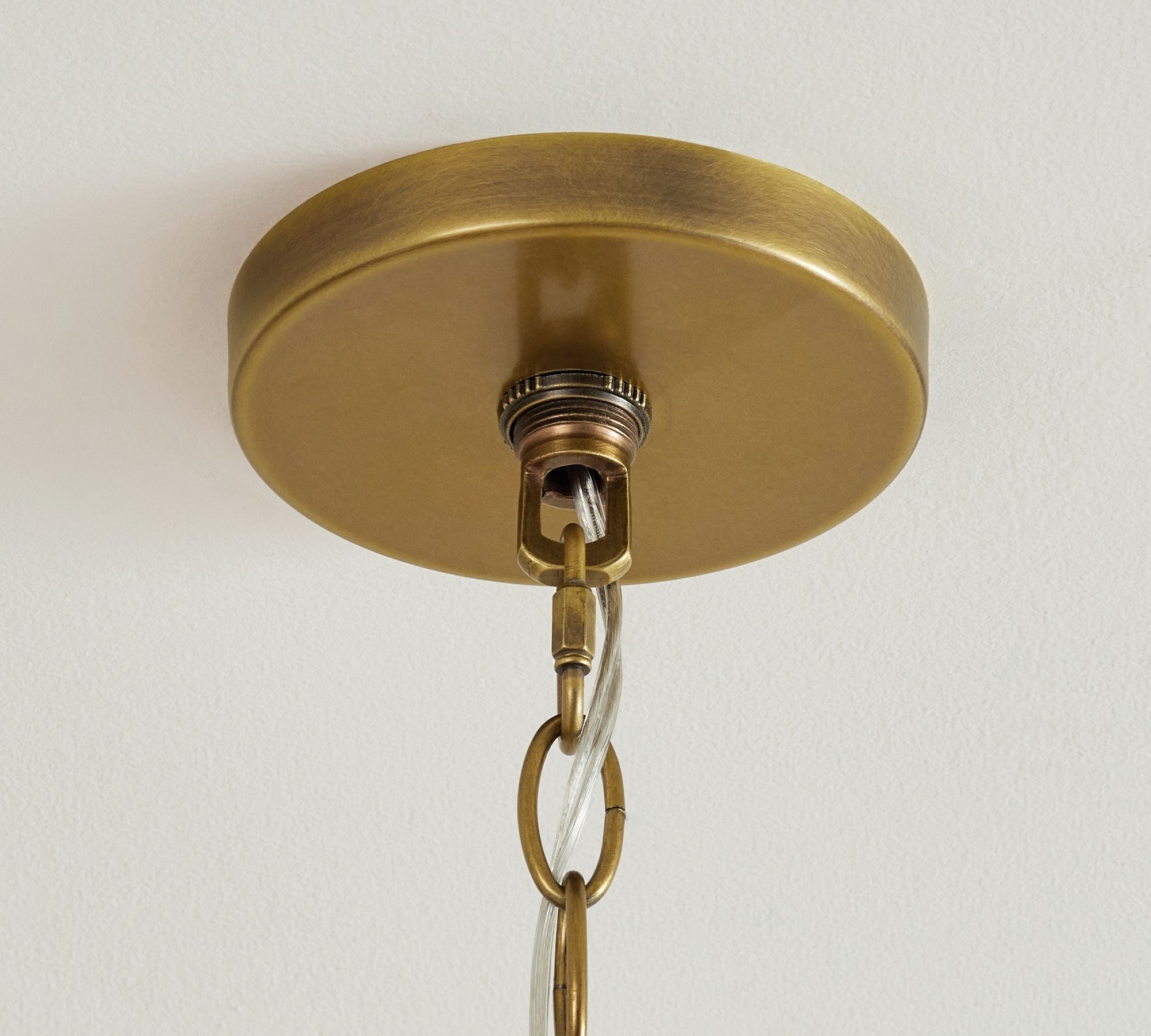 Lymara Vintage Industrieller Robert Stoff-Kronleuchter-Letslighting