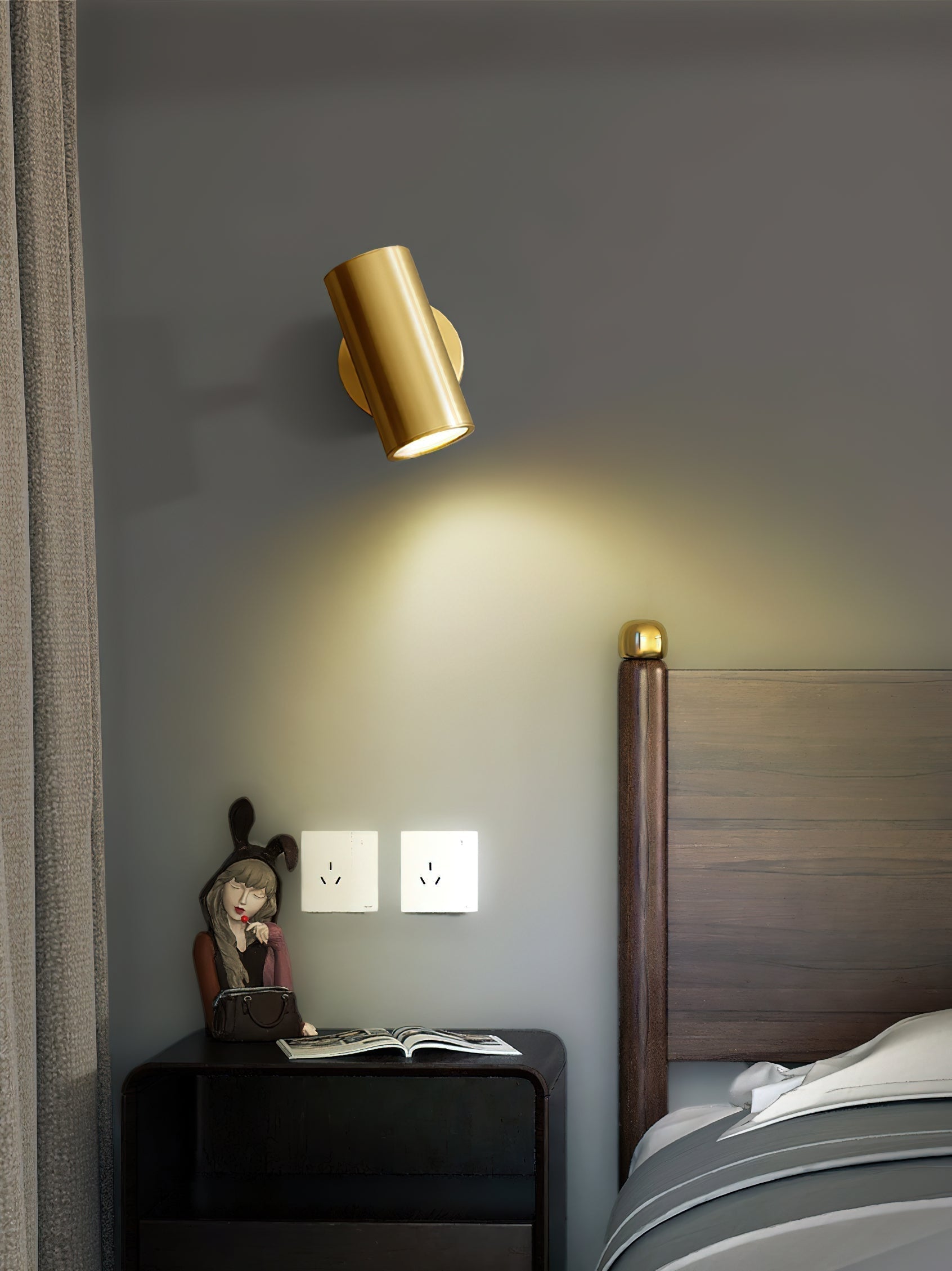 Frost Wandleuchte aus Messing-Letslighting
