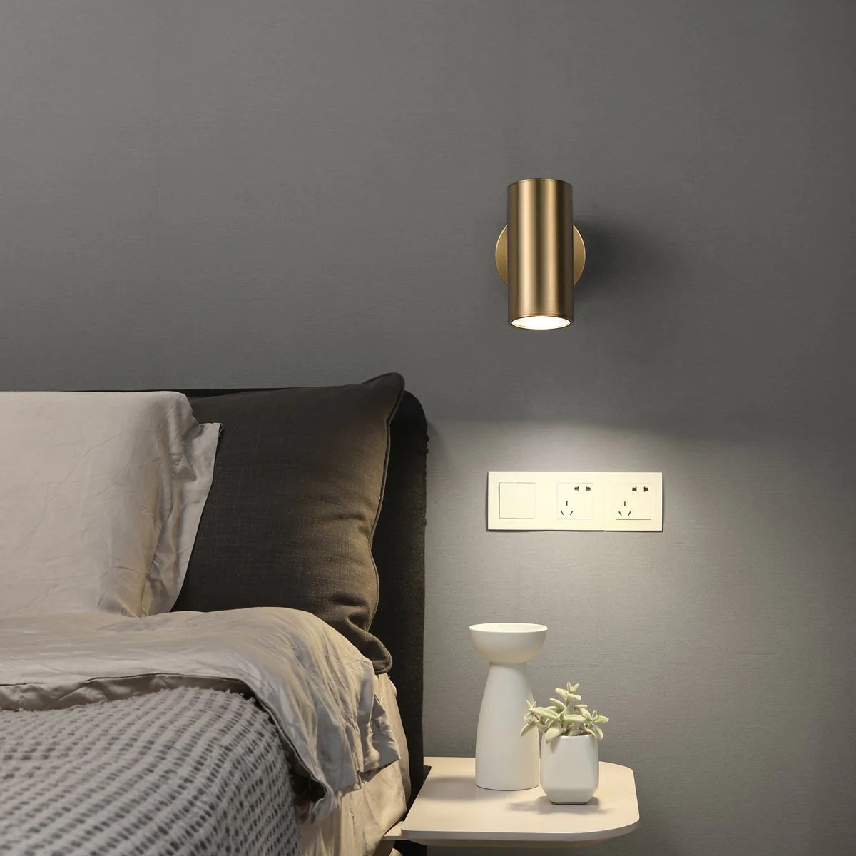 Frost Wandleuchte aus Messing-Letslighting