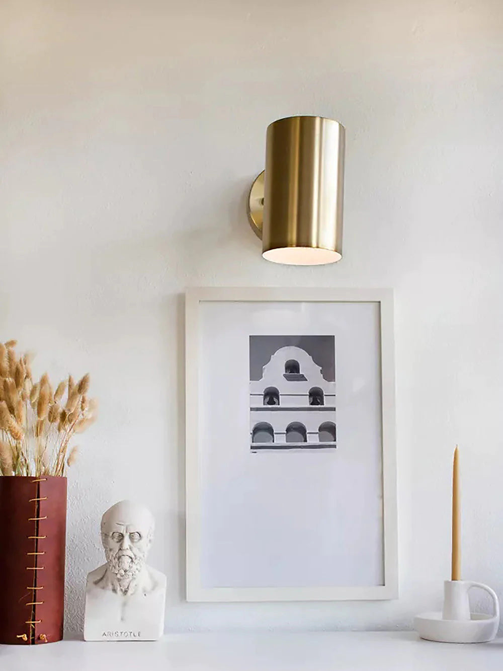 Frost Wandleuchte aus Messing-Letslighting