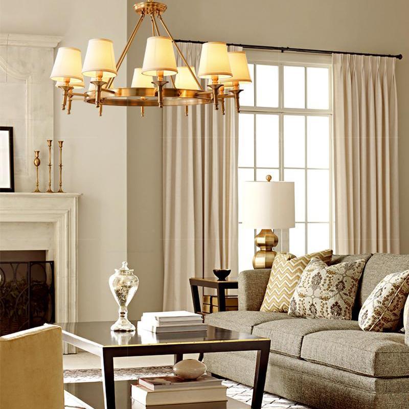 Antique Brass Chandelier - Blowlighting