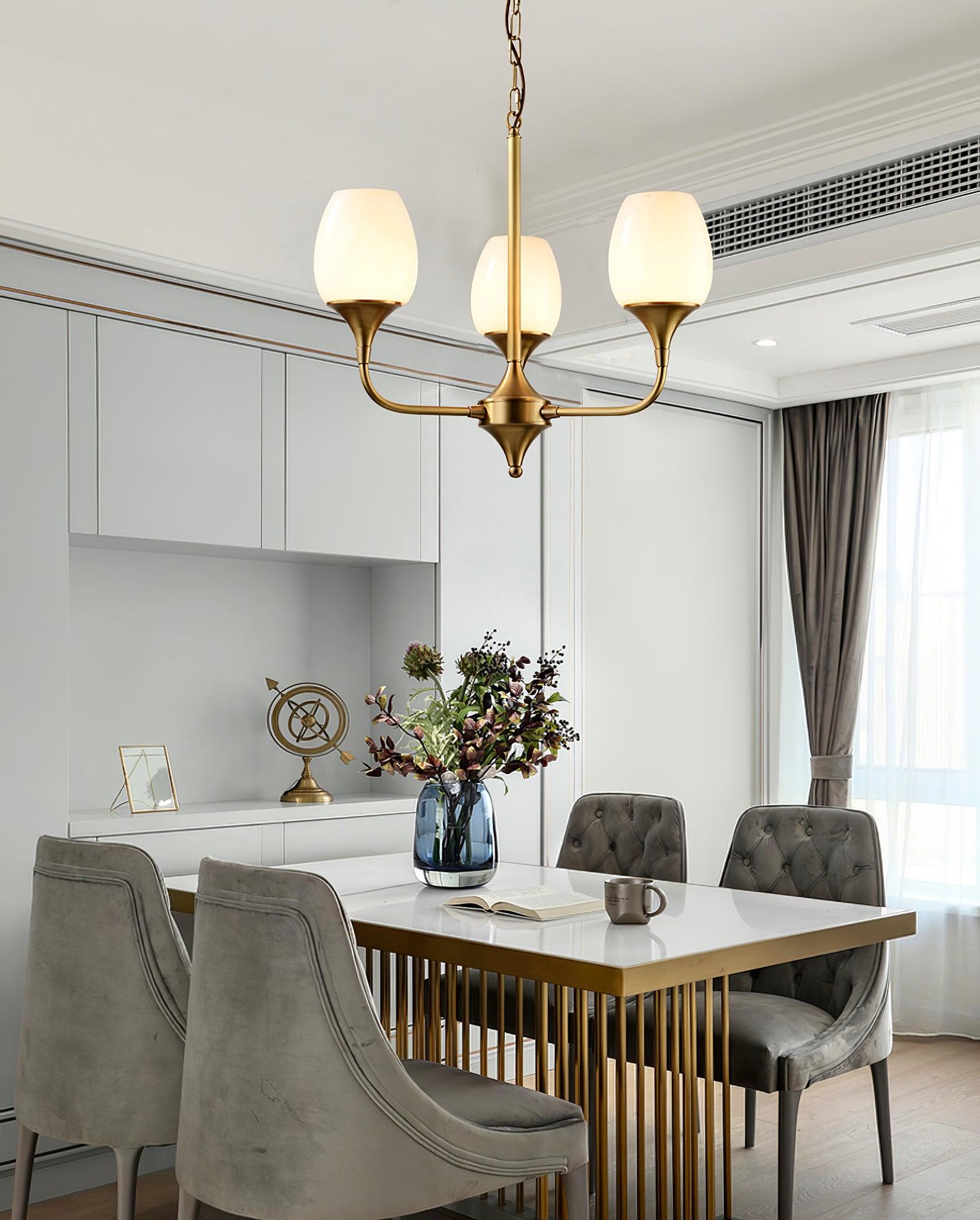 Gleam Eleganter Messing-Kronleuchter-Letslighting