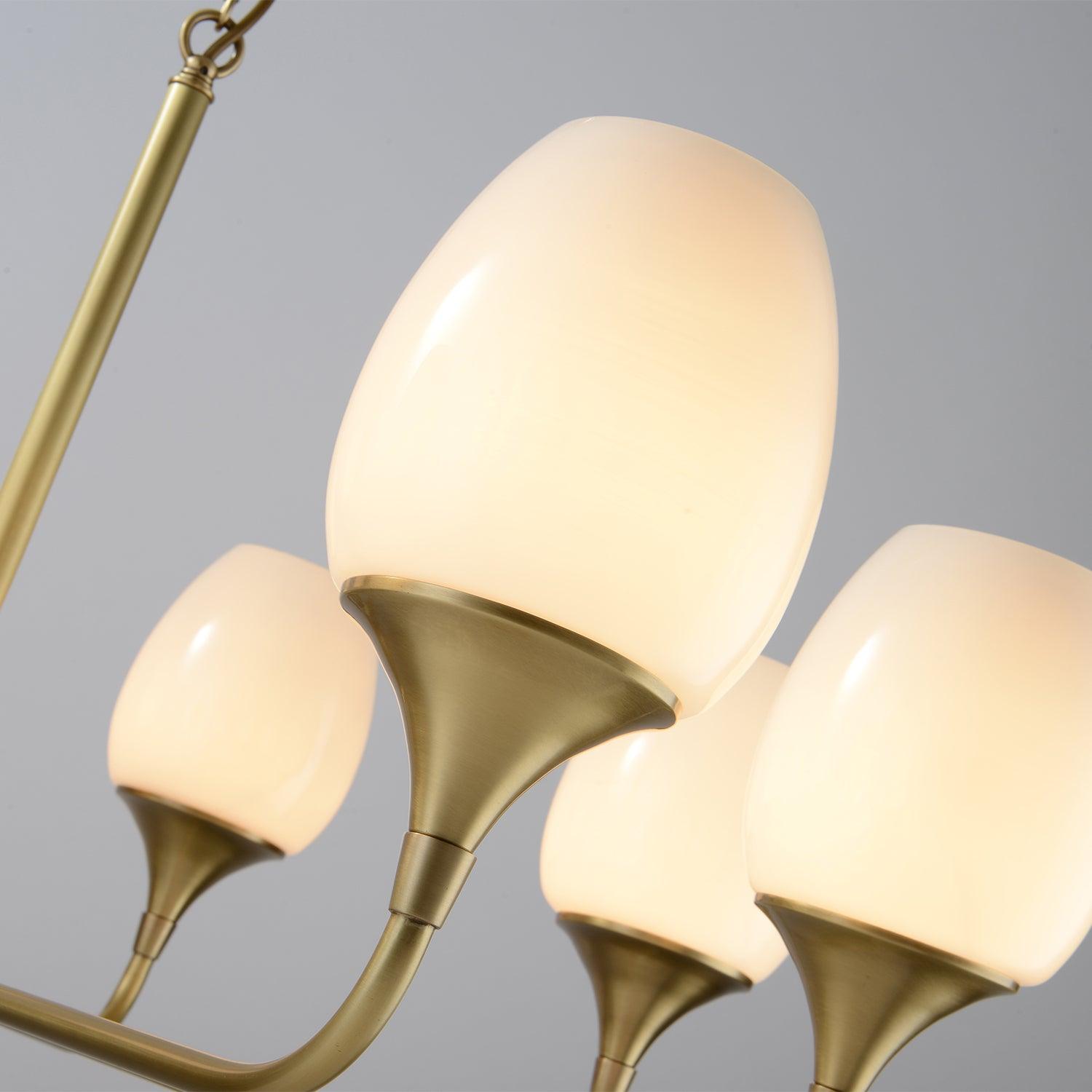 Gleam Eleganter Messing-Kronleuchter-Letslighting