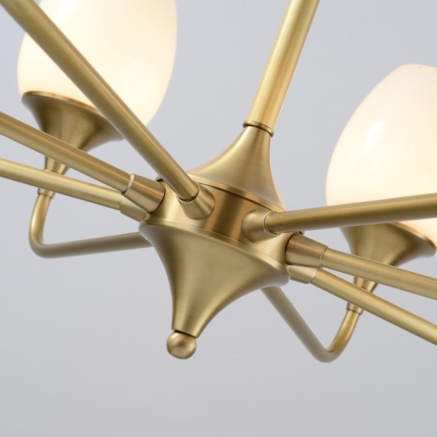 Gleam Eleganter Messing-Kronleuchter-Letslighting