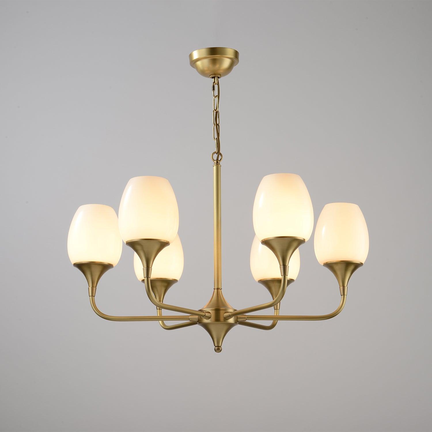 Gleam Eleganter Messing-Kronleuchter-Letslighting