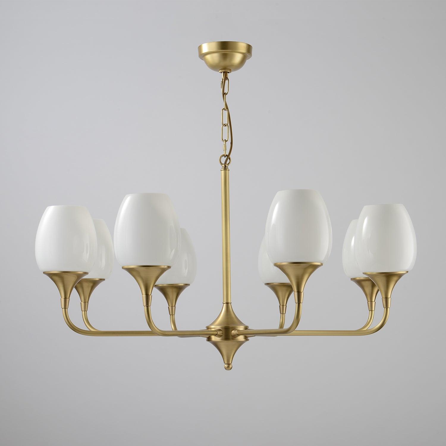Gleam Eleganter Messing-Kronleuchter-Letslighting