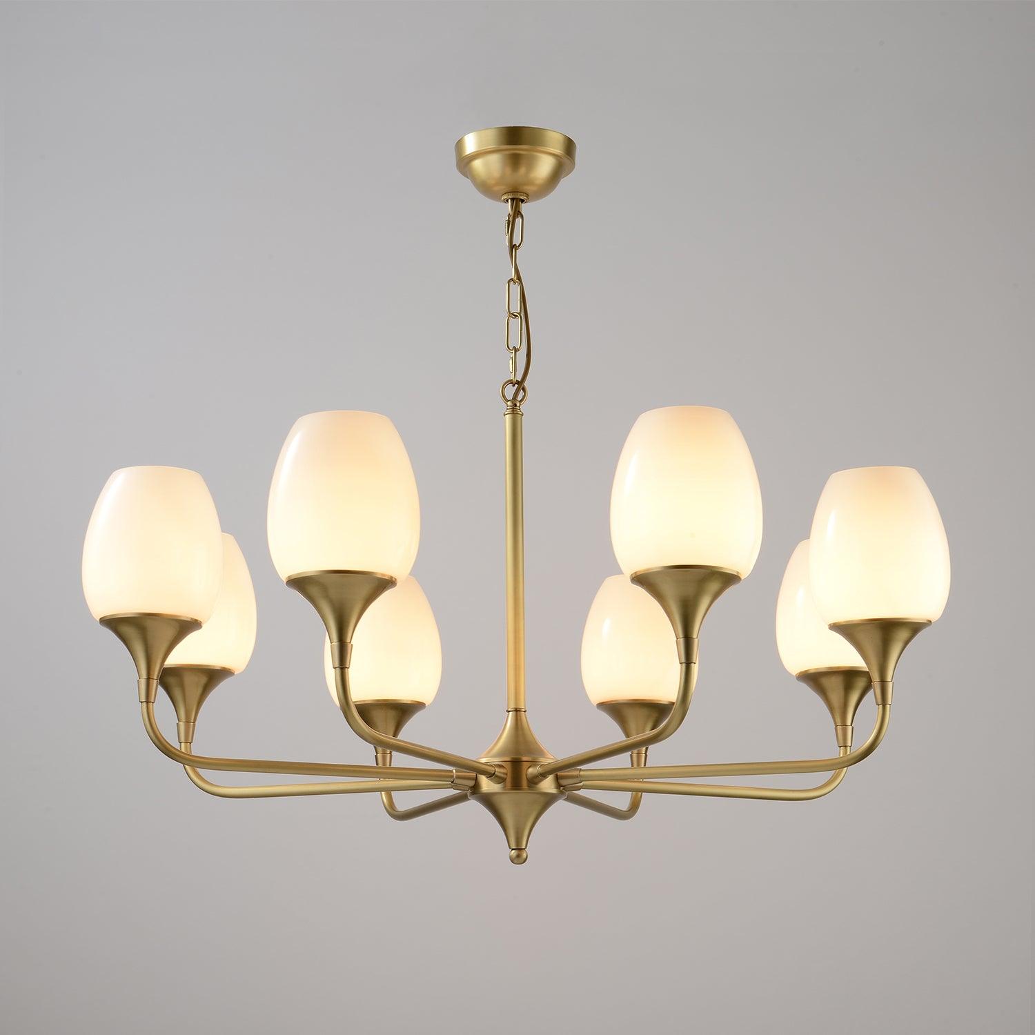 Gleam Eleganter Messing-Kronleuchter-Letslighting