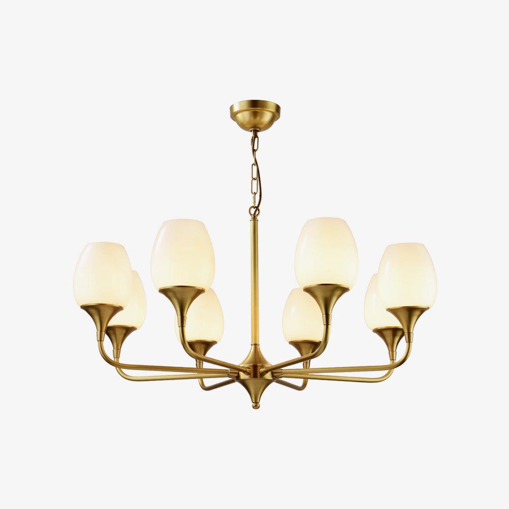 Gleam Eleganter Messing-Kronleuchter-Letslighting