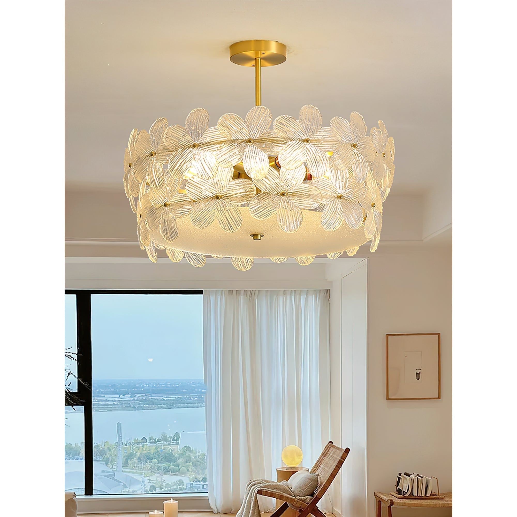 Kite Postmoderner Luxus-Kunst-Kronleuchter aus einzigartigem Glas-Letslighting