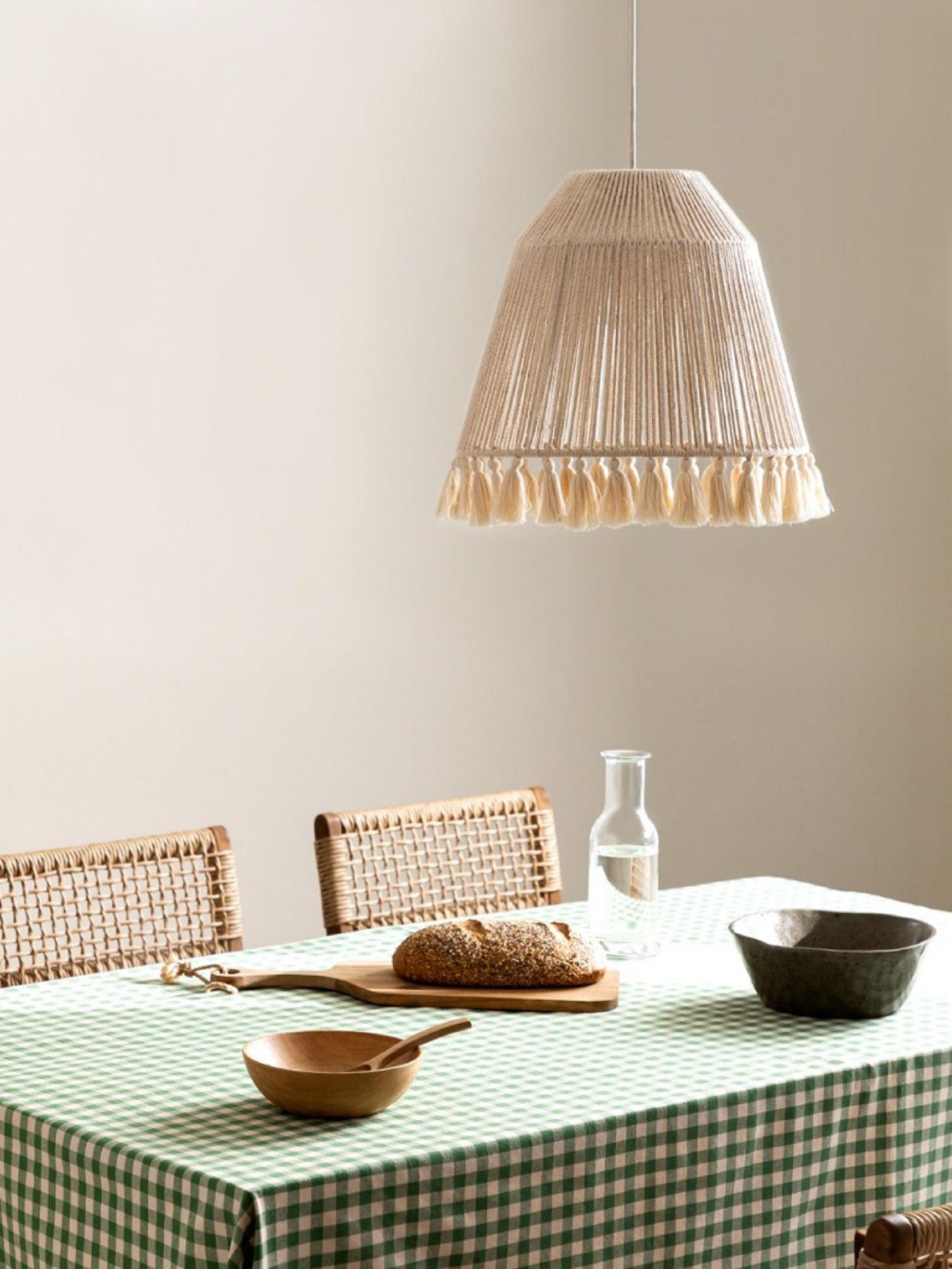 Alsolia Traditionelle Quasten-Seil-Anhängerlampe-Letslighting