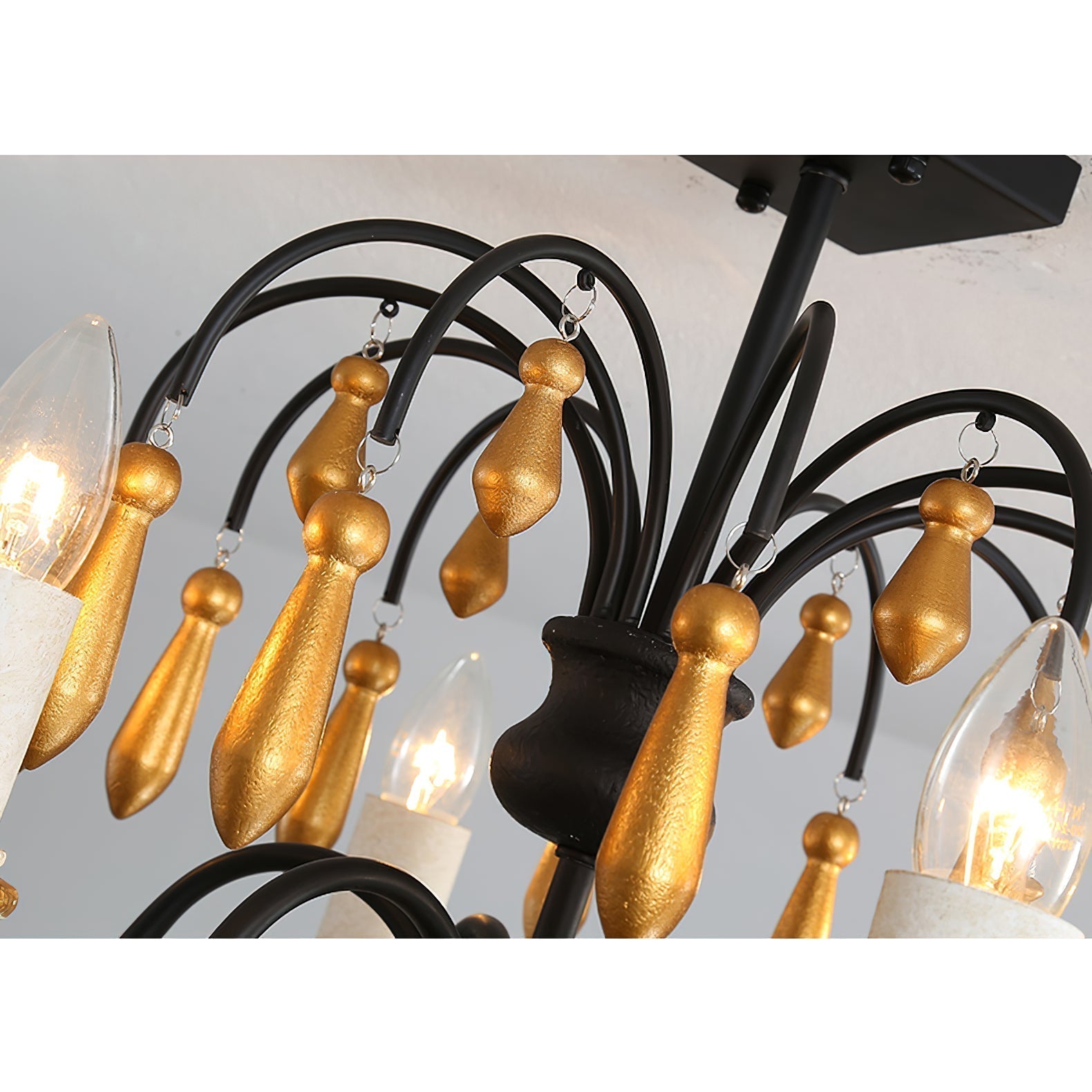 Niche Vintage Nobles Holzleuchter-Letslighting