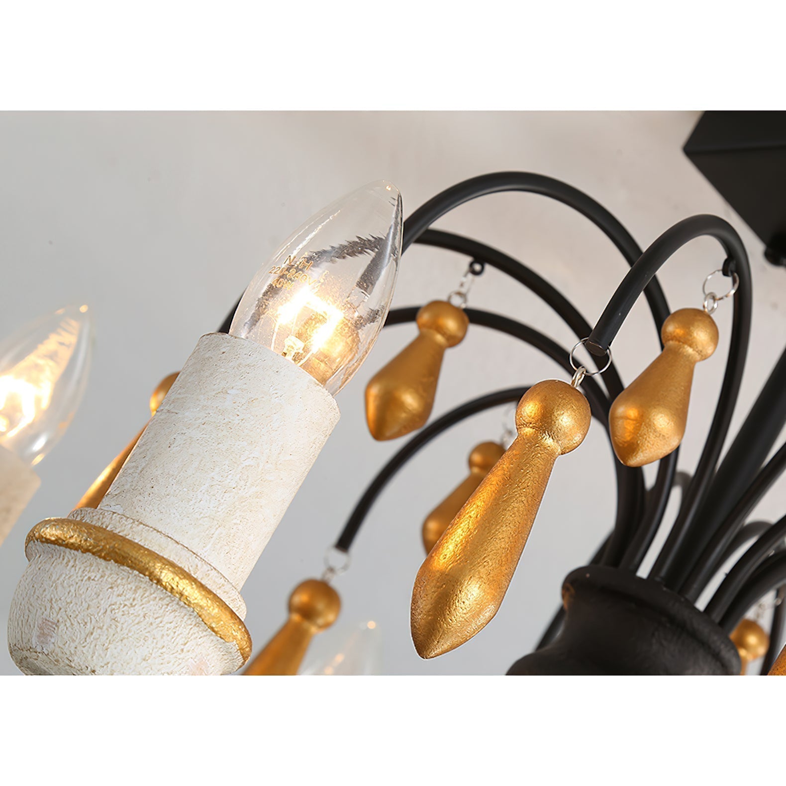 Niche Vintage Nobles Holzleuchter-Letslighting