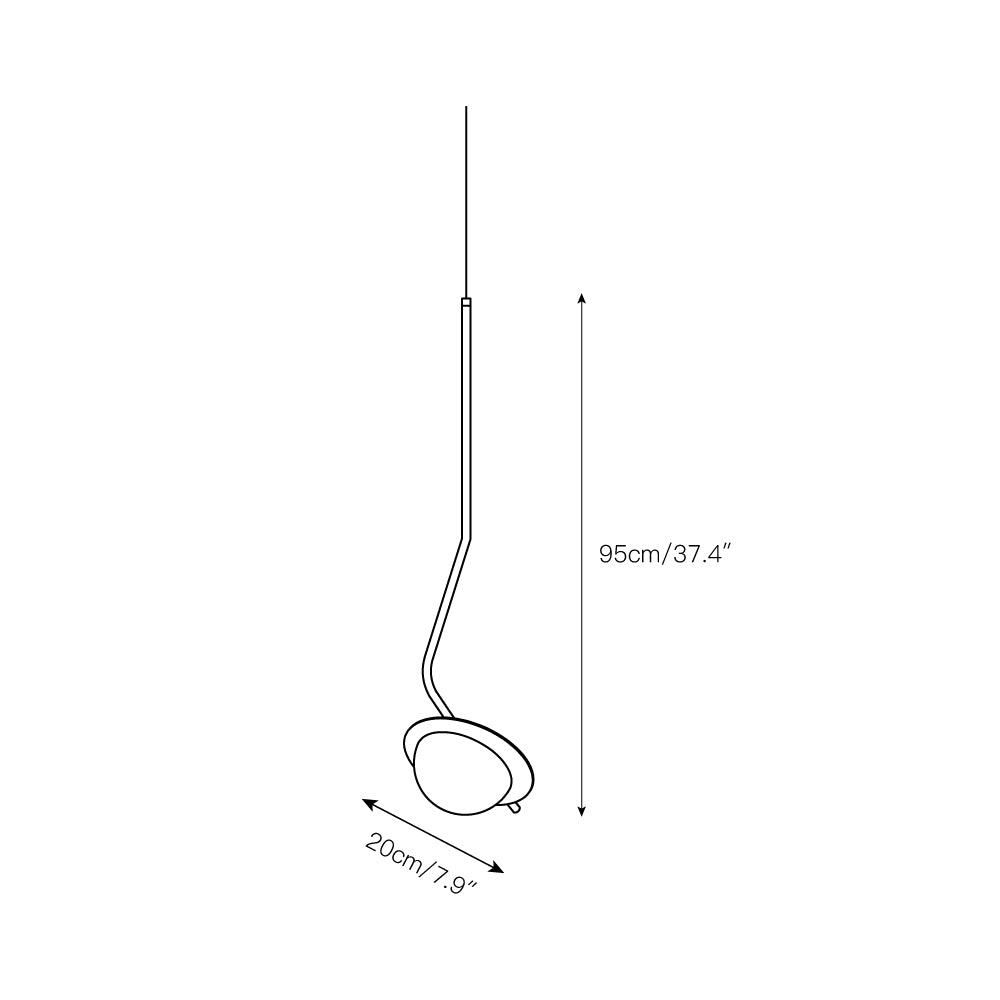 Ivvaros Chic Modern Minimalist LuminanceStainless Alabaster Pendant Light - Letslighting