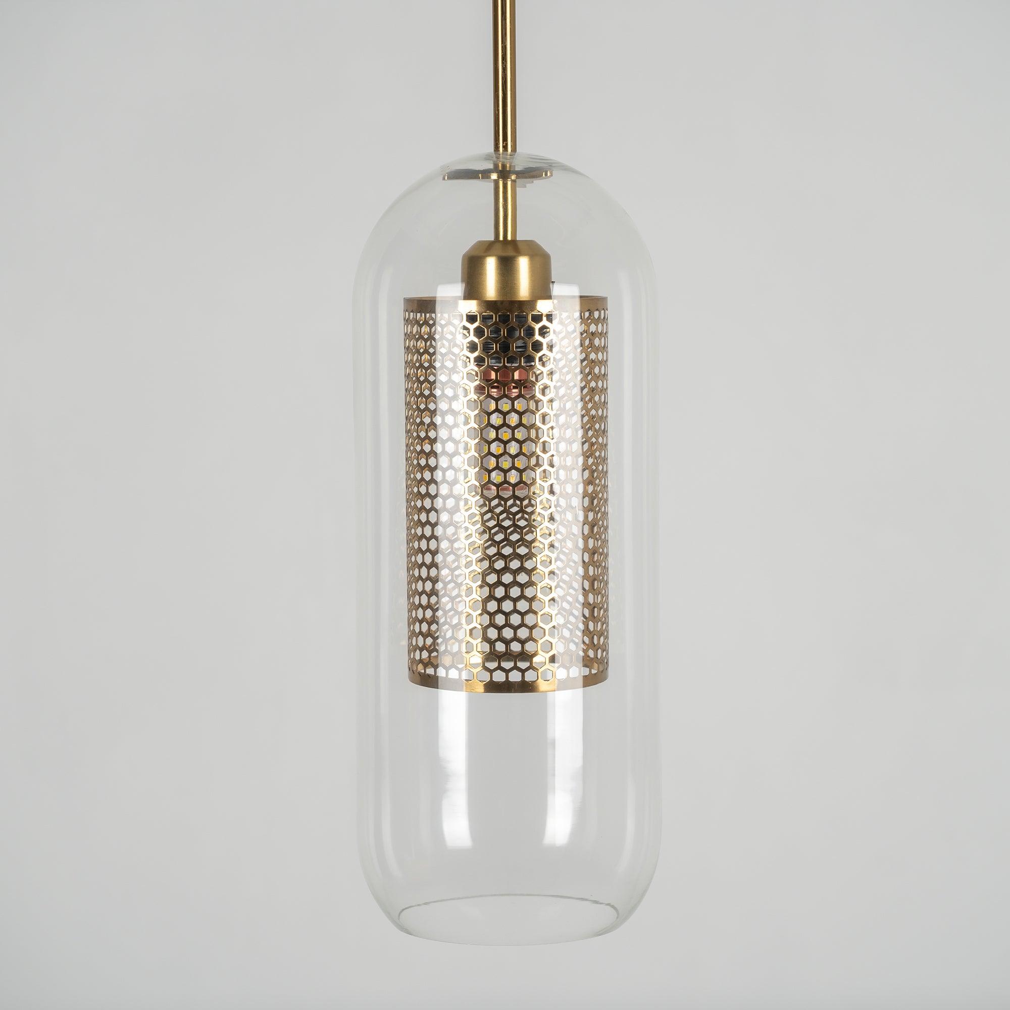 Lustra Pendelleuchte Lampe Chiswick Glas für Wohn Zimmer-Letslighting
