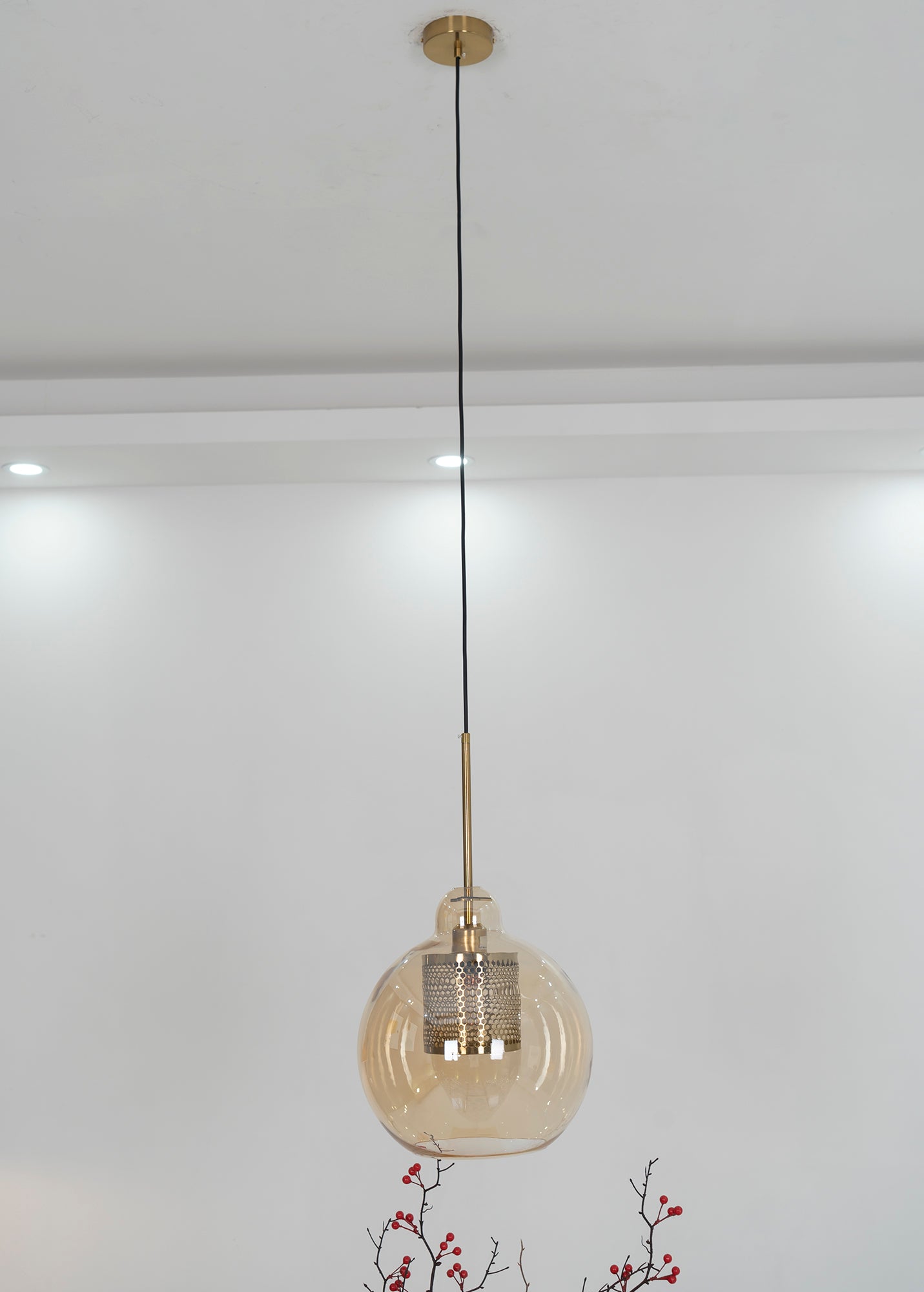 Lustra Pendelleuchte Lampe Chiswick Glas für Wohn Zimmer-Letslighting