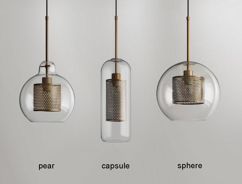 Lustra Pendelleuchte Lampe Chiswick Glas für Wohn Zimmer-Letslighting