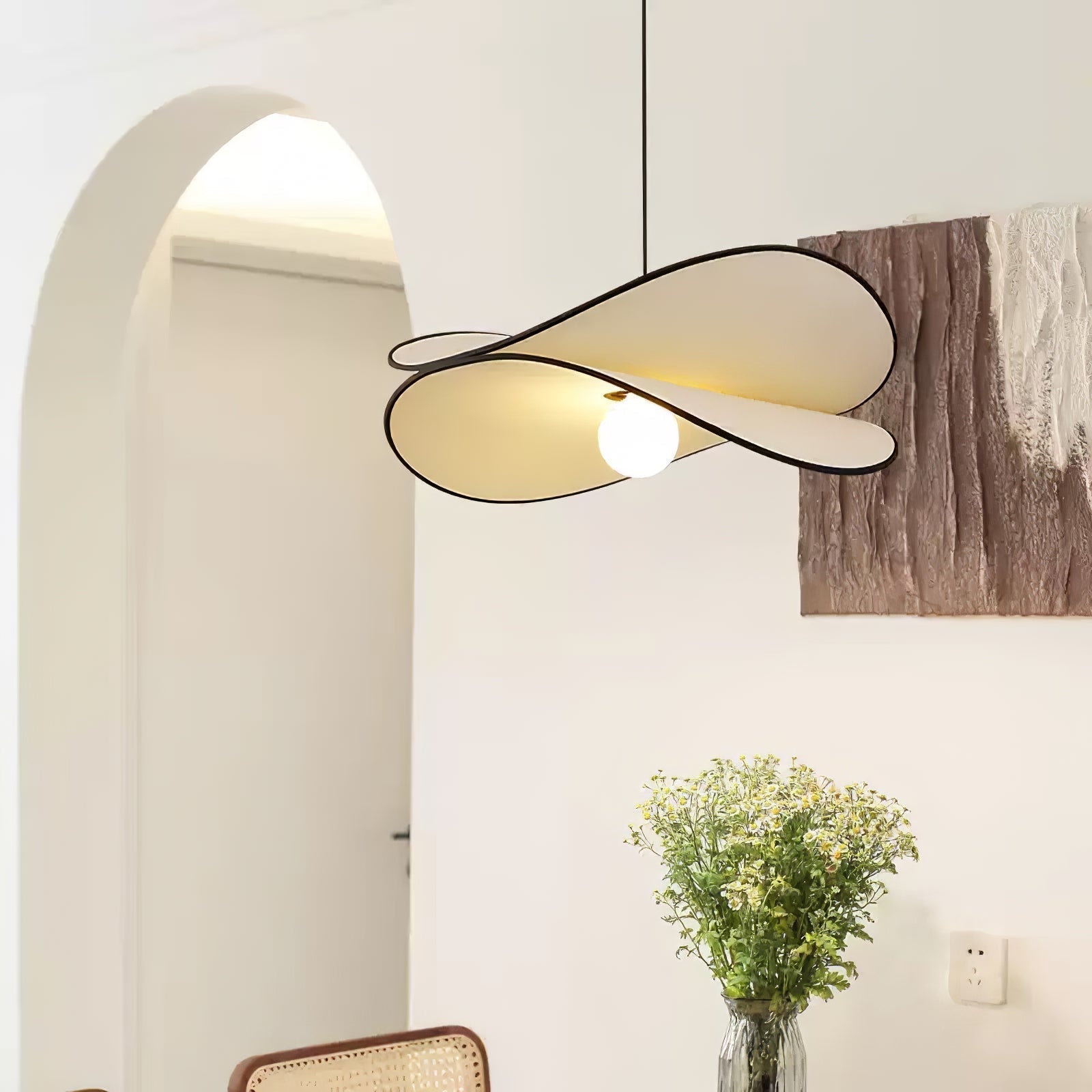 Lioran Stoff Künstlerisch Pendelleuchte-Letslighting