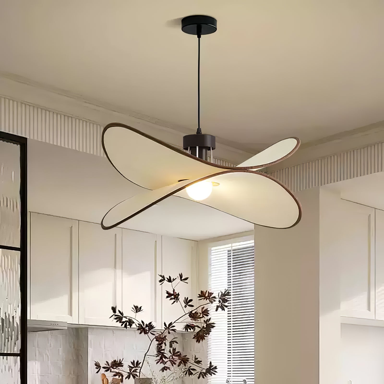 Lioran Stoff Künstlerisch Pendelleuchte-Letslighting