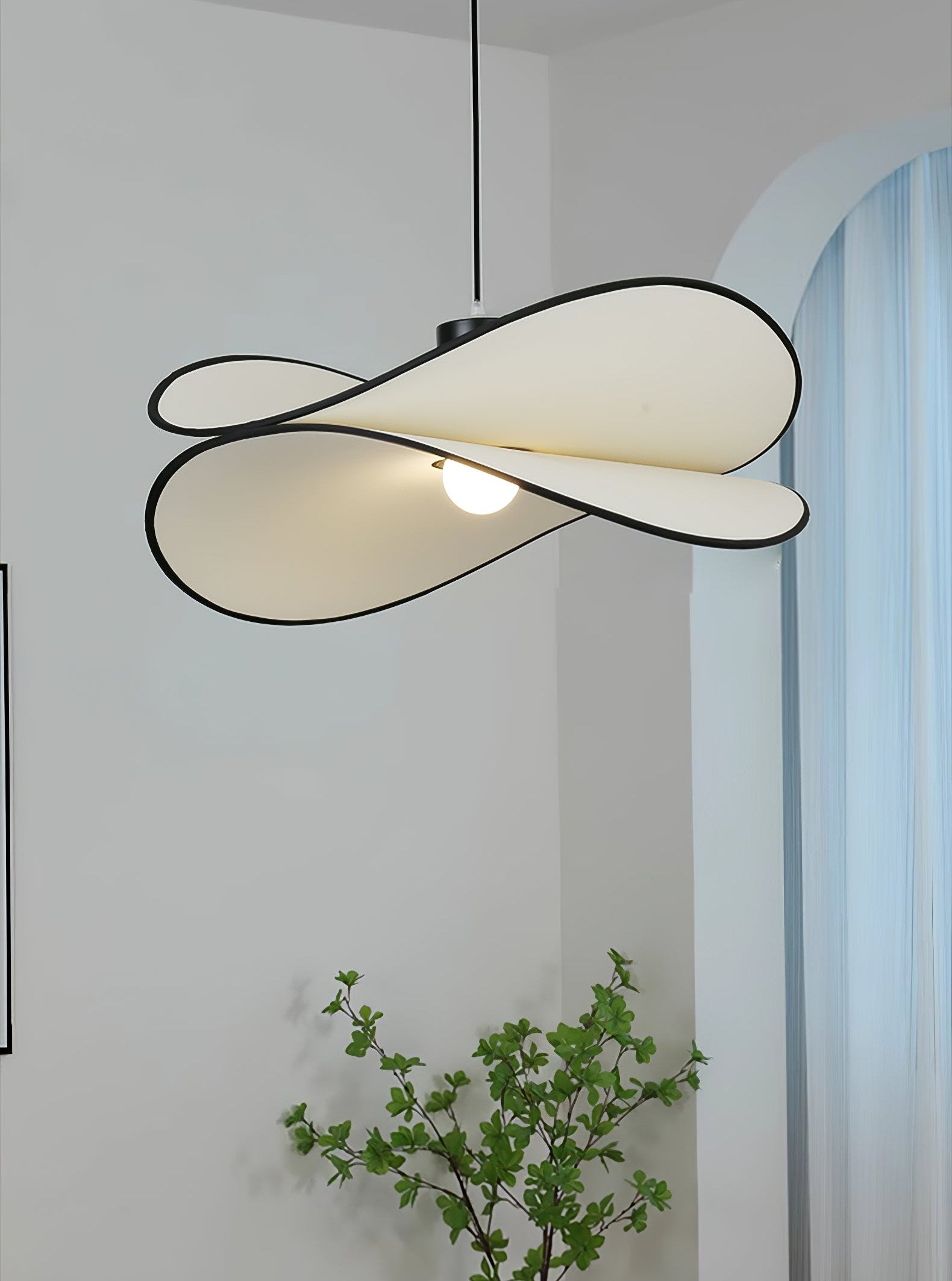Lioran Stoff Künstlerisch Pendelleuchte-Letslighting